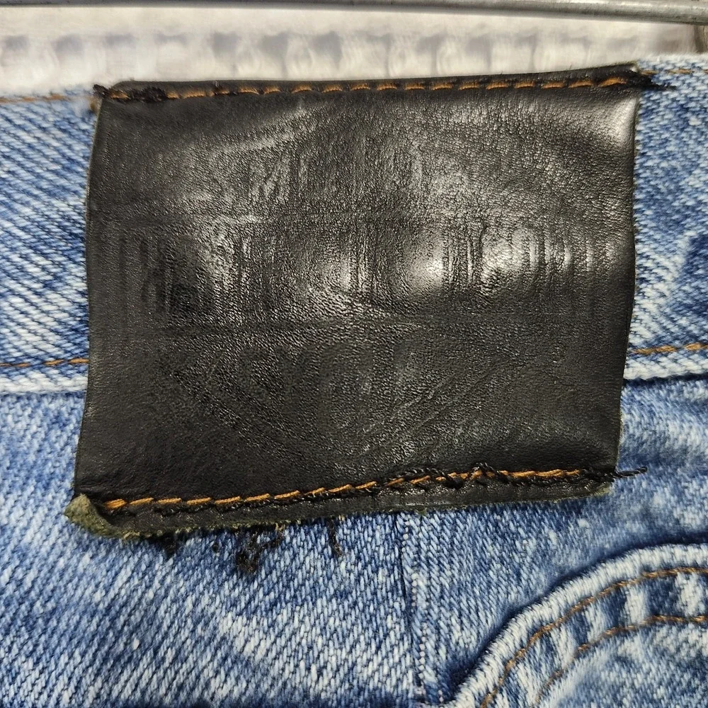 Harley-Davidson Levi's 505 Straight Jeans 31x26 Vintage 90s‎ Mens Womens Crop